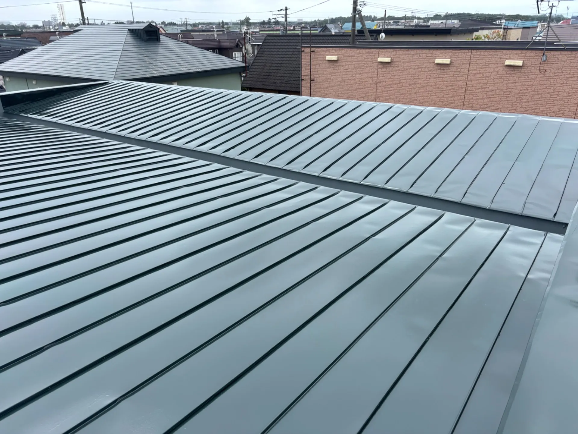 雨漏り対策。スノーダクトのウレタン防水工事